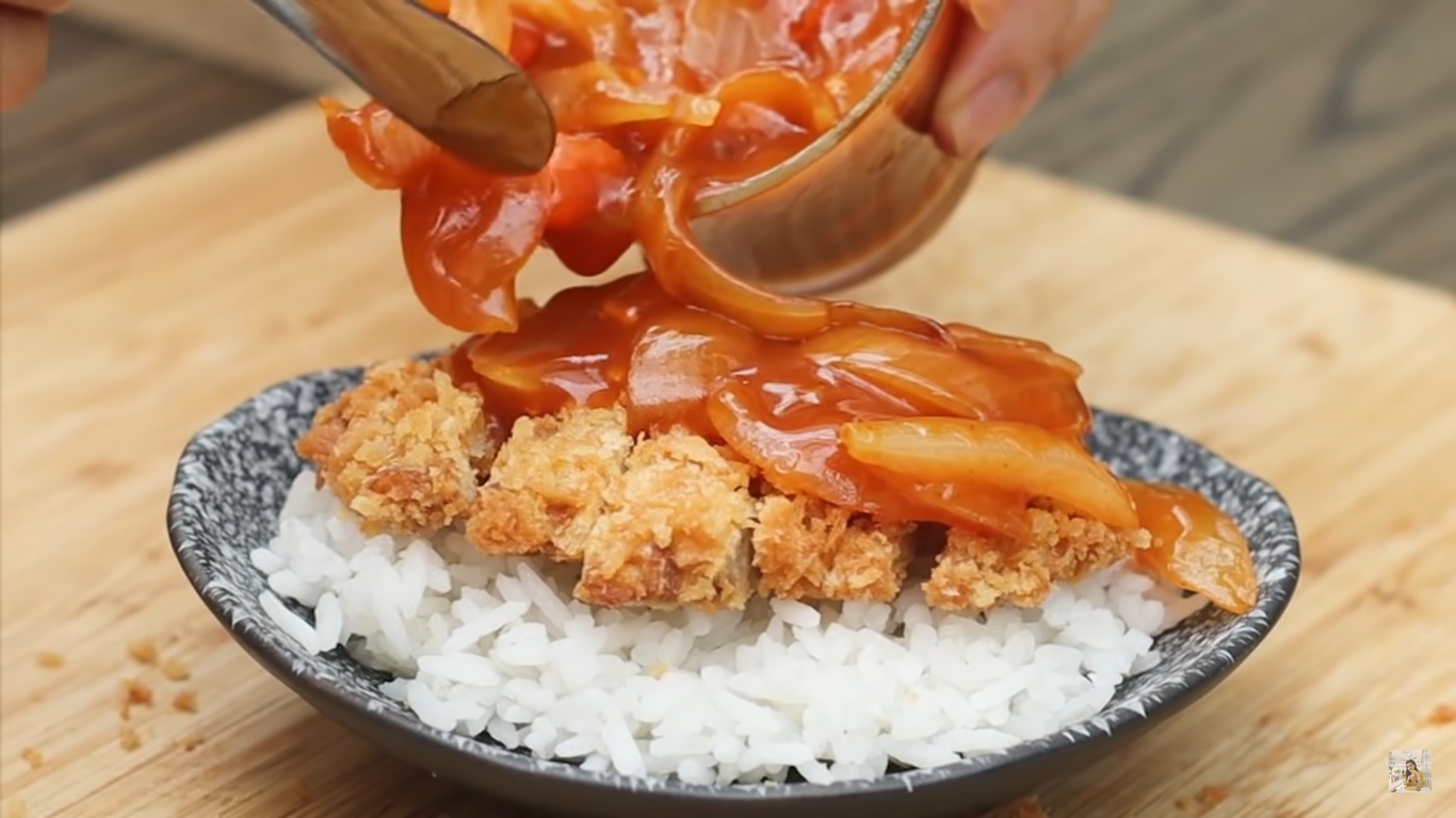 Tempe Katsu Saus Asam Pedas, Pengganti Chicken Katsu Gaekon