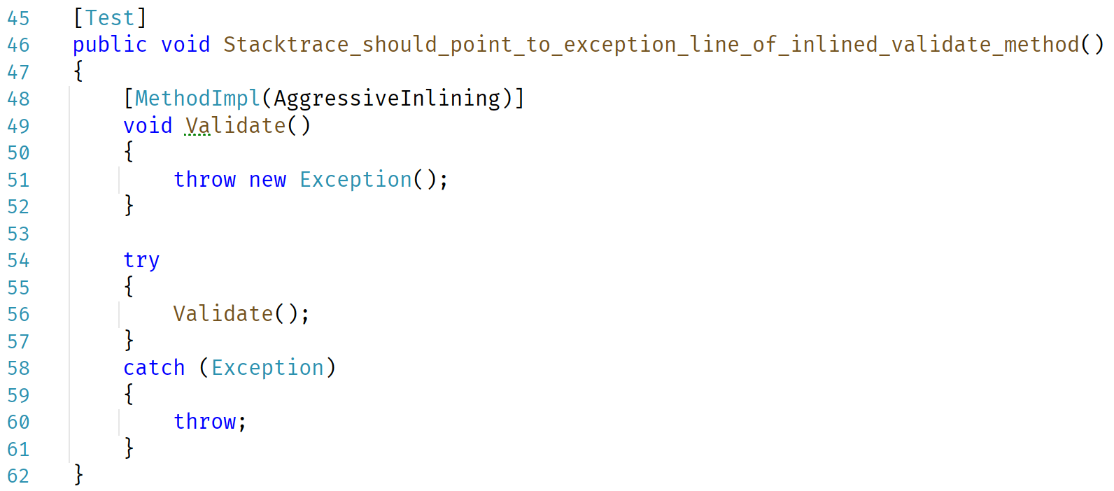 Exception Rethrow traps in Framework