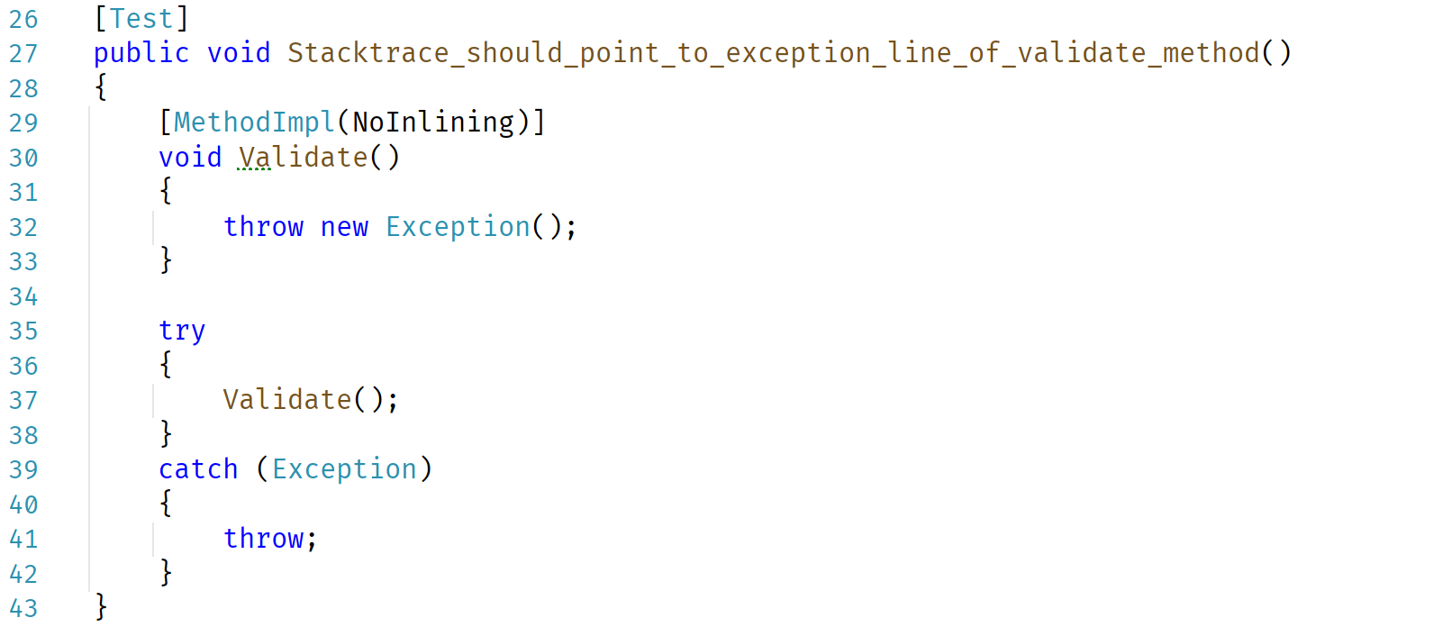 Exception Rethrow traps in Framework