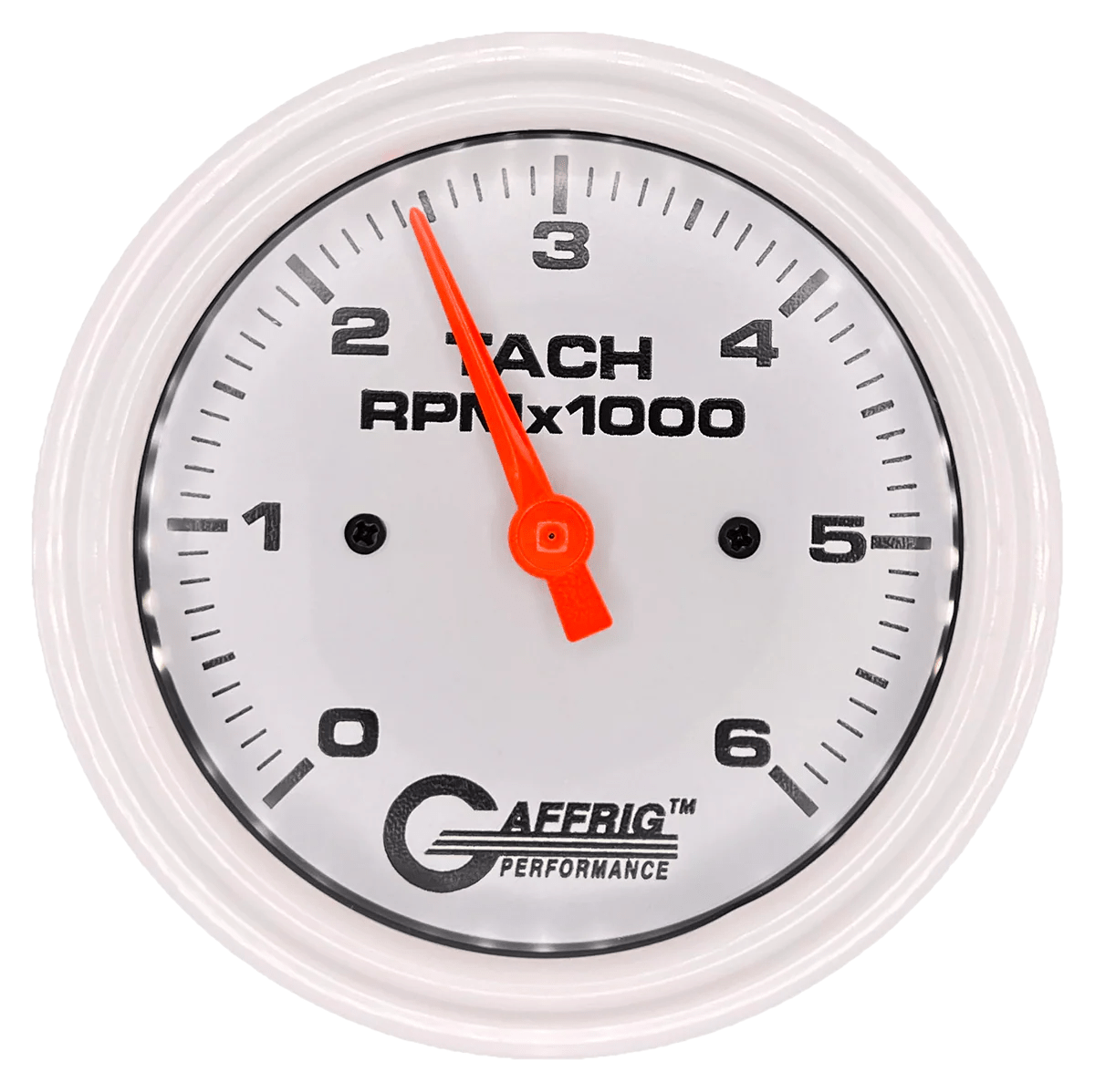 GAFFRIG PART 194752 3 3/8 INCH ELECTRIC TACHOMETER GAUGE 06000 RPM W