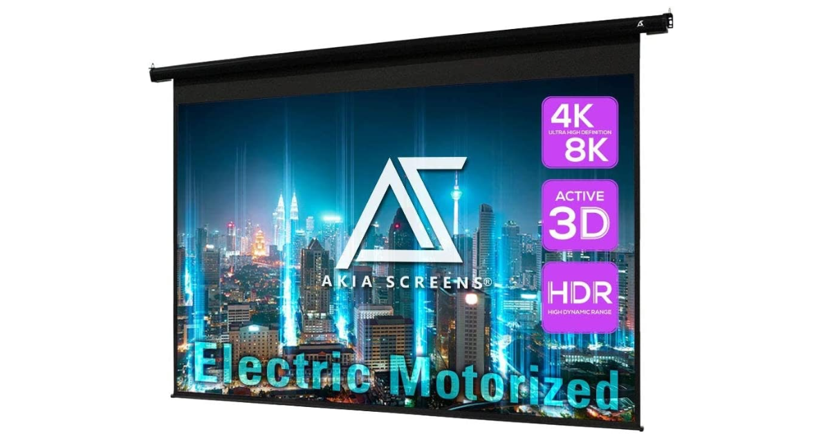 5 Best Motorized Projector Screens in 2024 Electric Retractable