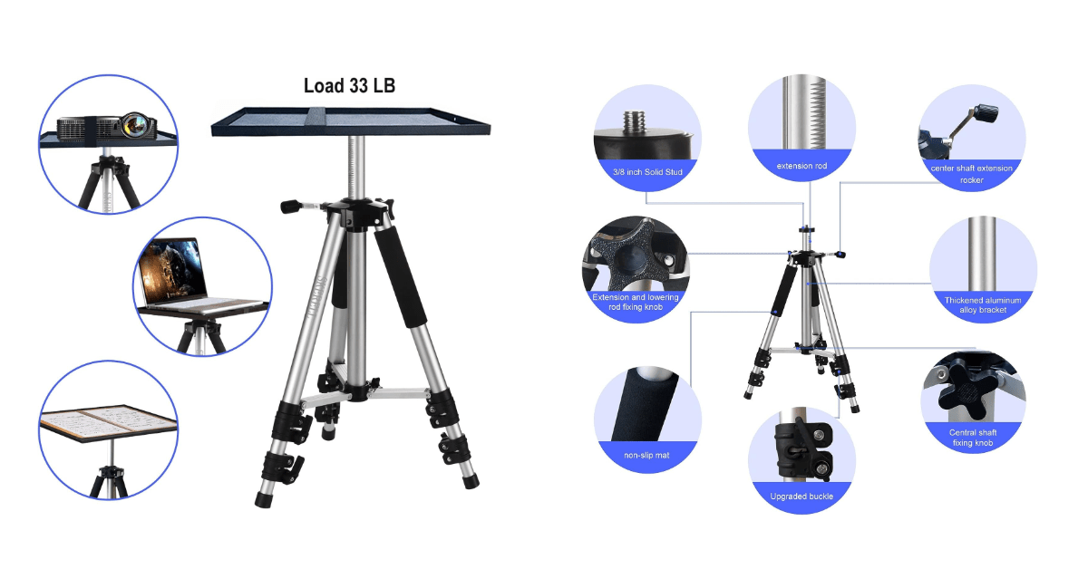 5 Best Projector Tripod Stands of 2024 Projector Stand Review