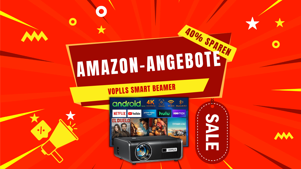 VOPLLS Smart Beamer: 4K-Unterstützung und integriertes Android-System