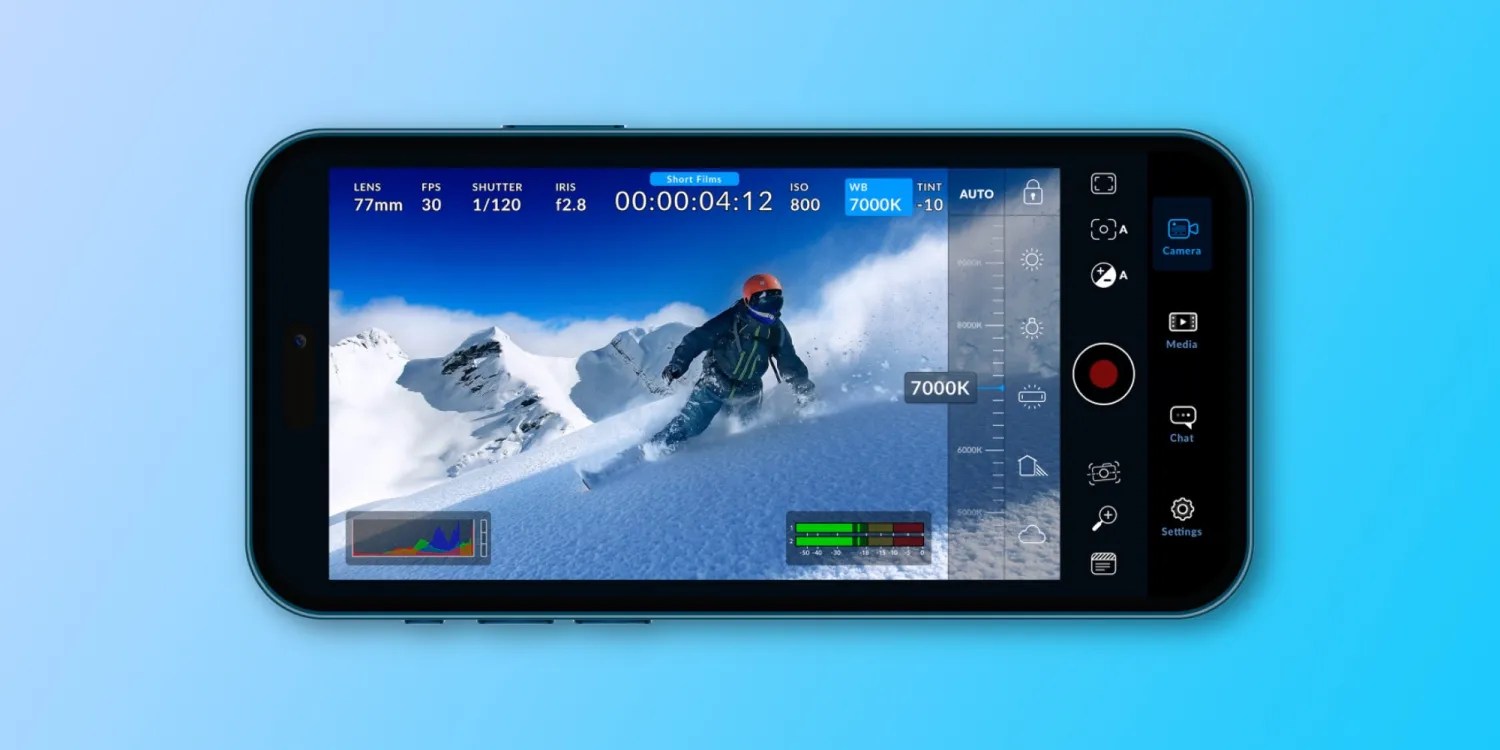 Blackmagic Camera for iPhone new features and Camera Control support