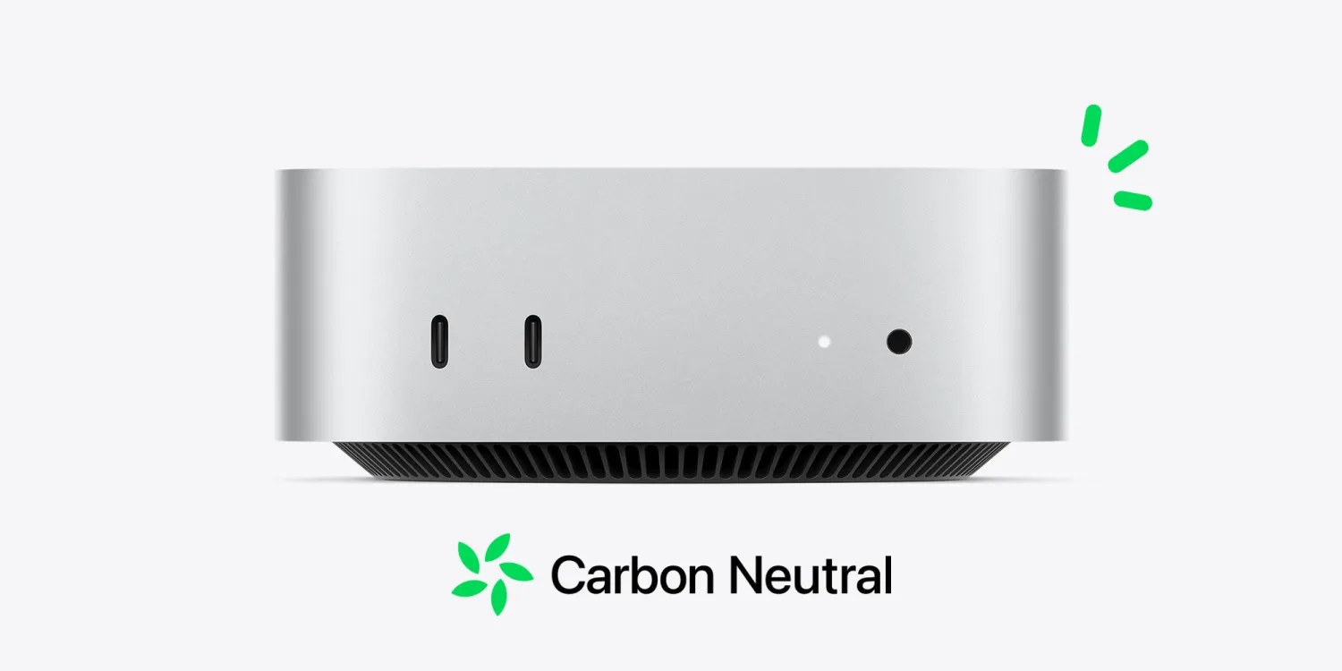 M4 Mac mini Apple announces first carbonneutral computer