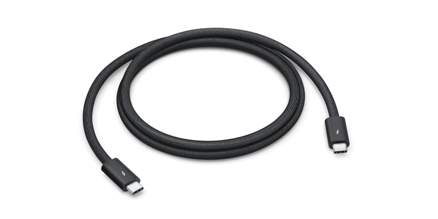 Thunderbolt 5 USBC cable is now available in the Apple Store