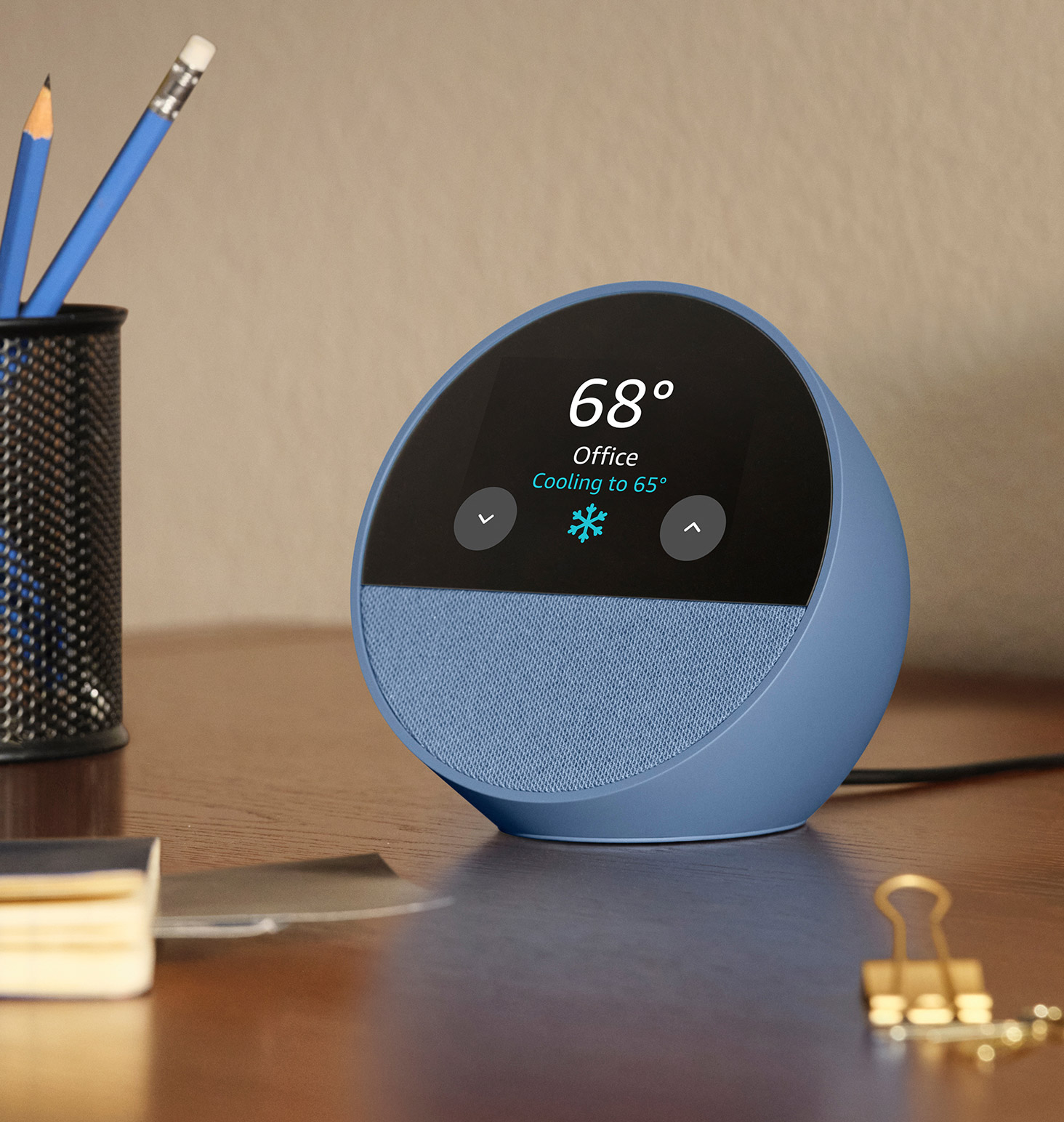 Amazon has announced a new version of its Echo Spot smart speaker.