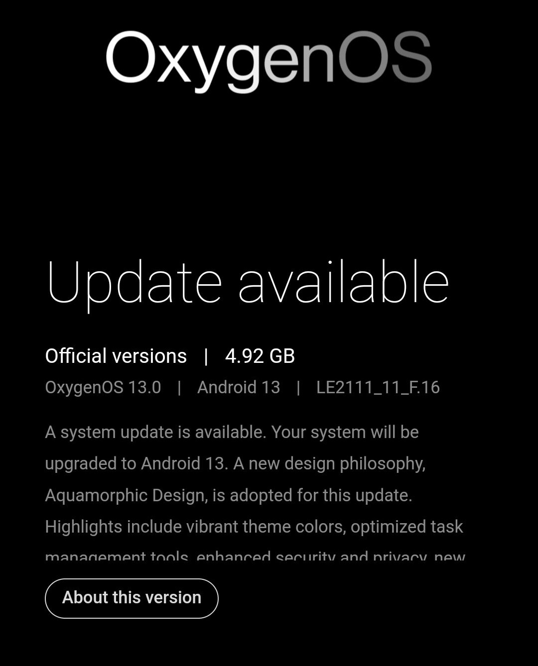 OnePlus 9 and OnePlus 9 Pro started getting a stable version of