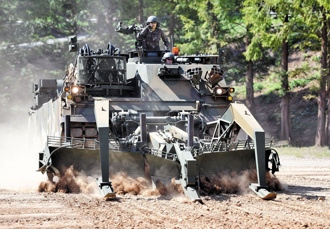 South Korea will transfer K600 Rhino armoured vehicles for demining to