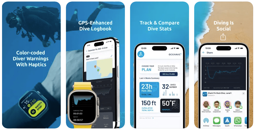 Apple has released Oceanic+ an app that turns the Apple Watch Ultra