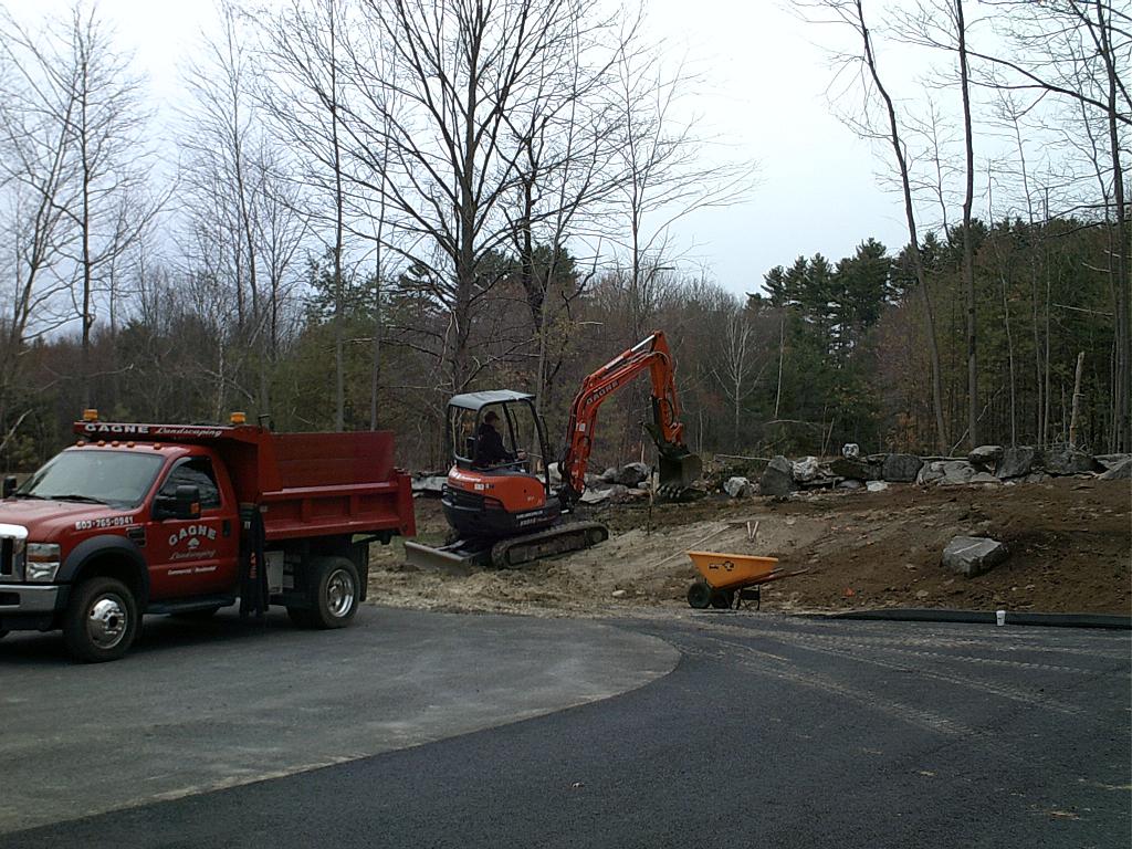 Gagne Landscaping of Pelham NH, Gilford and the Lakes Region of NH Excavation