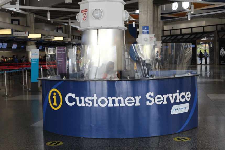 Customer Service Information Desks Grantley Adams International