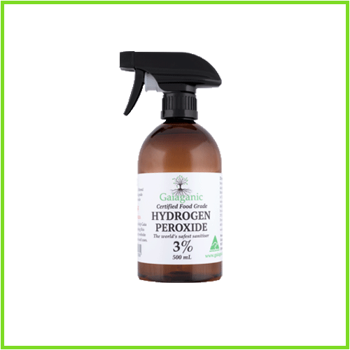 Gaiaganic Food Grade Hydrogen Peroxide 3 with 500mL Gaiaganic Food