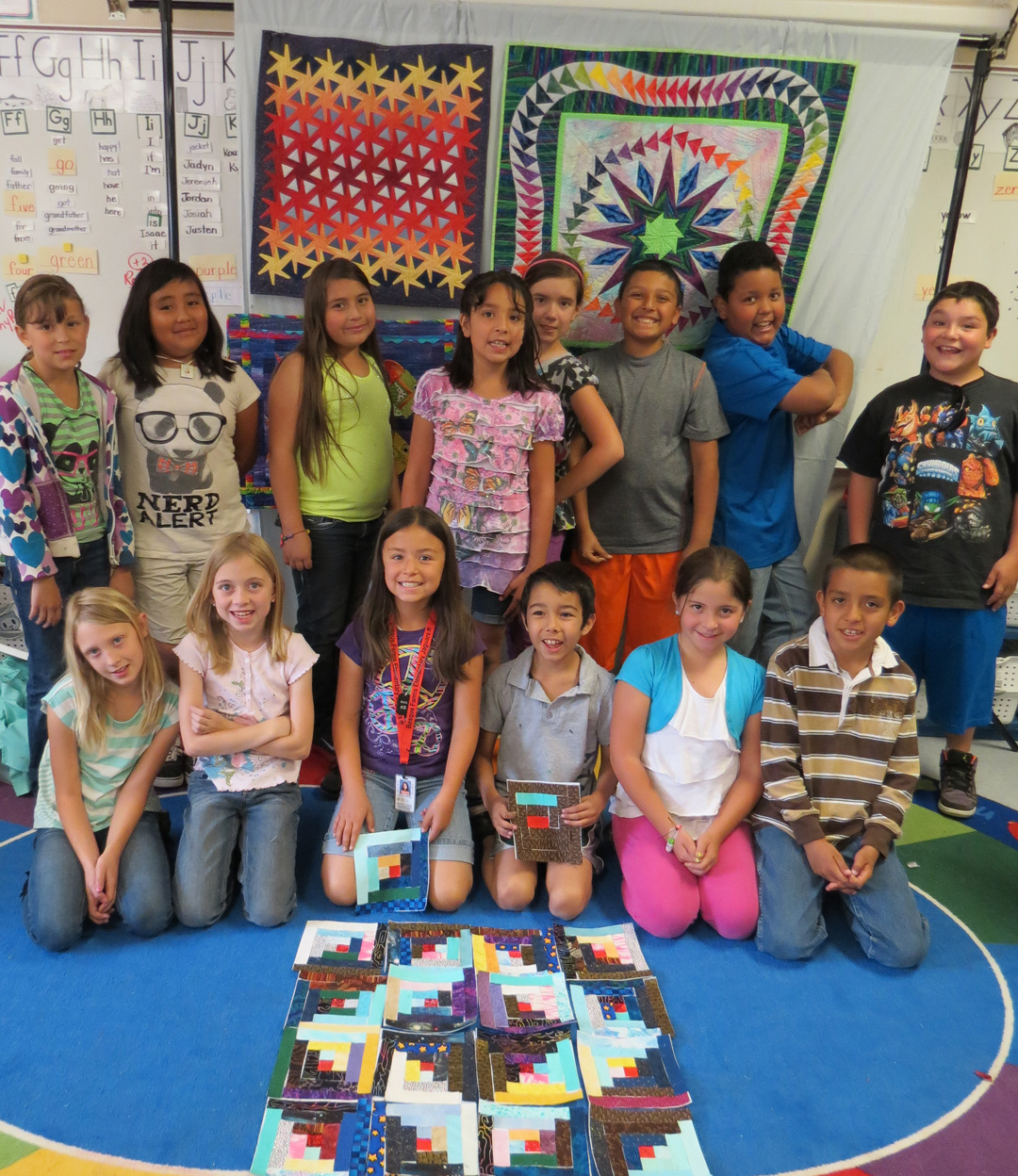 Quilting with Kids Bosque Farms School / Gail Garber Designs