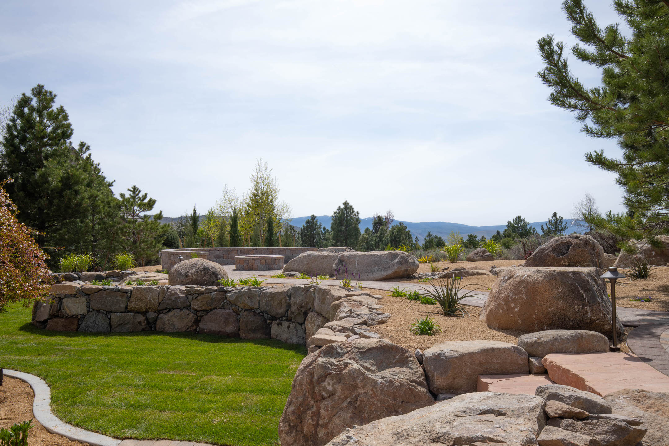 Boulders & Rock Walls Gail Willey Landscaping