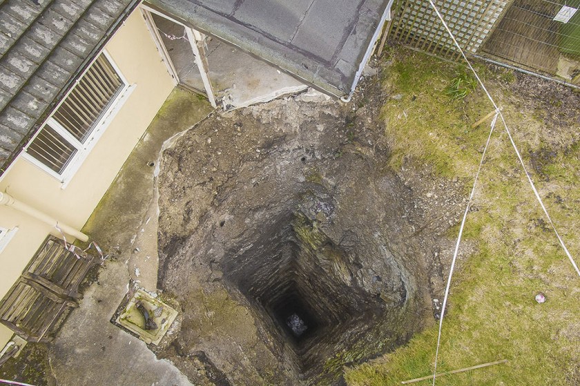 Sudden Sinkhole 300Foot Mine Shaft Opens in Man’s Backyard Gadgets