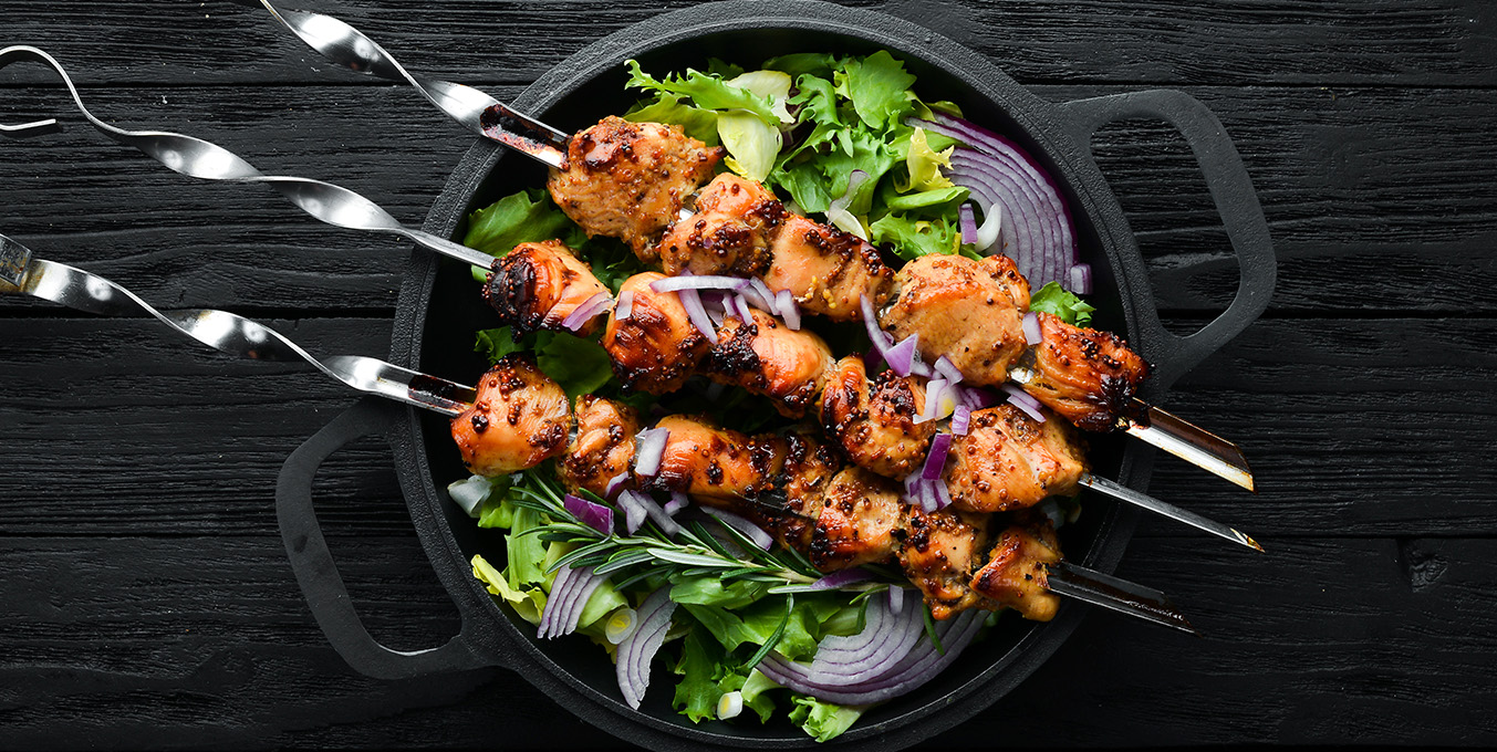 Grilled Honey Mustard Chicken Skewers A Flavorful Delight for Your
