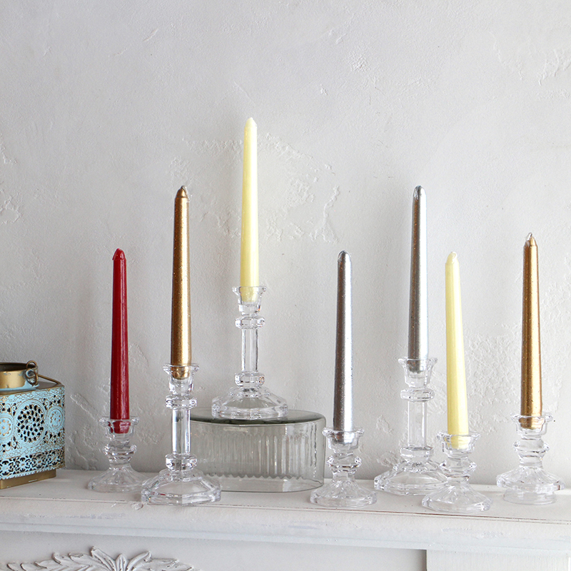 キャンドルスタンド キャンドルホルダー ロウソク立て ガラス 花びら 【2022春夏新色】