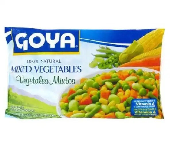 Goya Frozen Mixed Vegetables 16 oz, 12 ct Galaxy Express