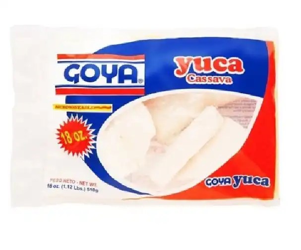 Goya Frozen Yuca Cassava 18 oz, 27 CT Galaxy Express