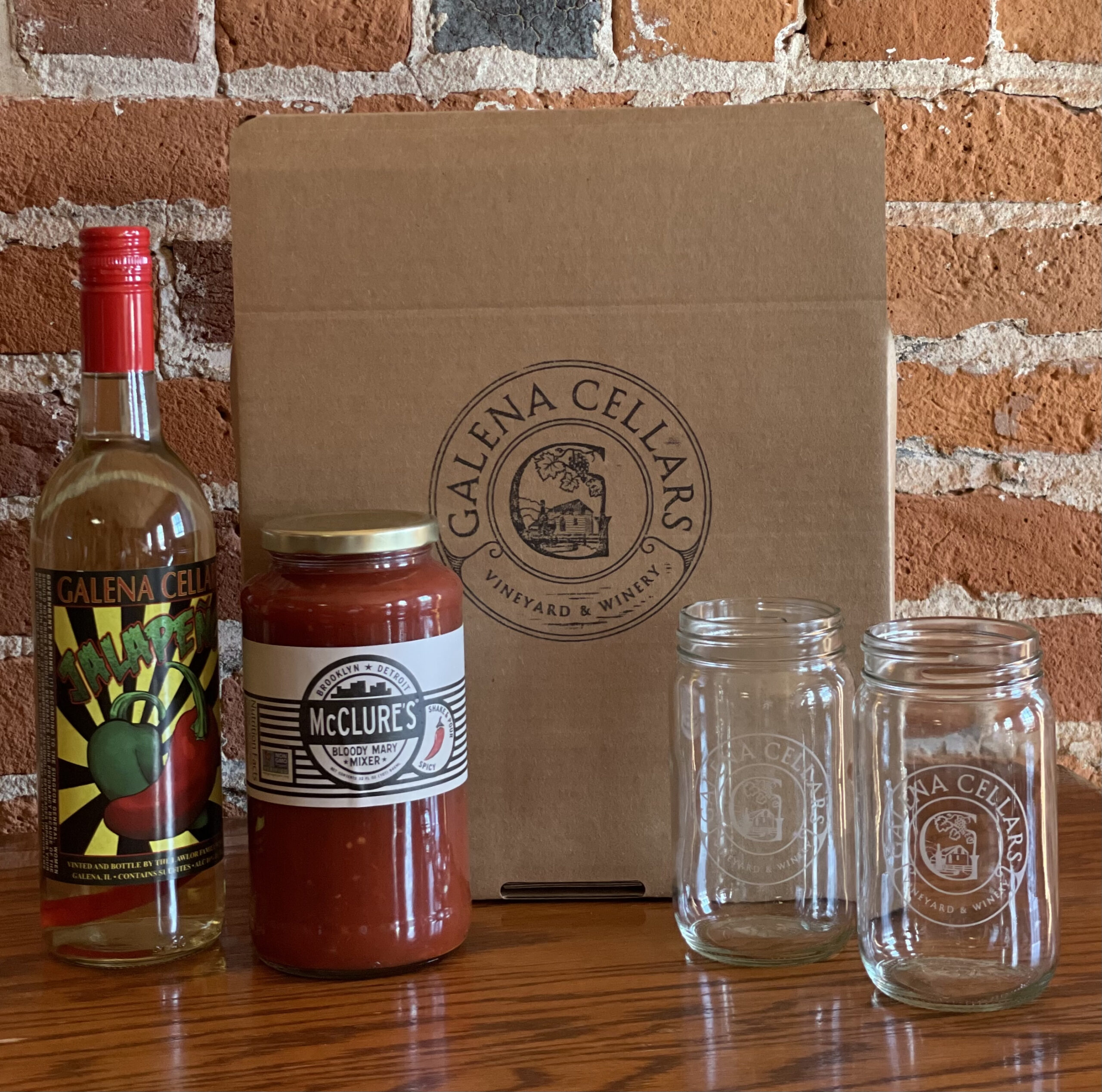 Gift Box Jalapeño Bloody Mary Kit Galena Cellars Vineyard & Winery