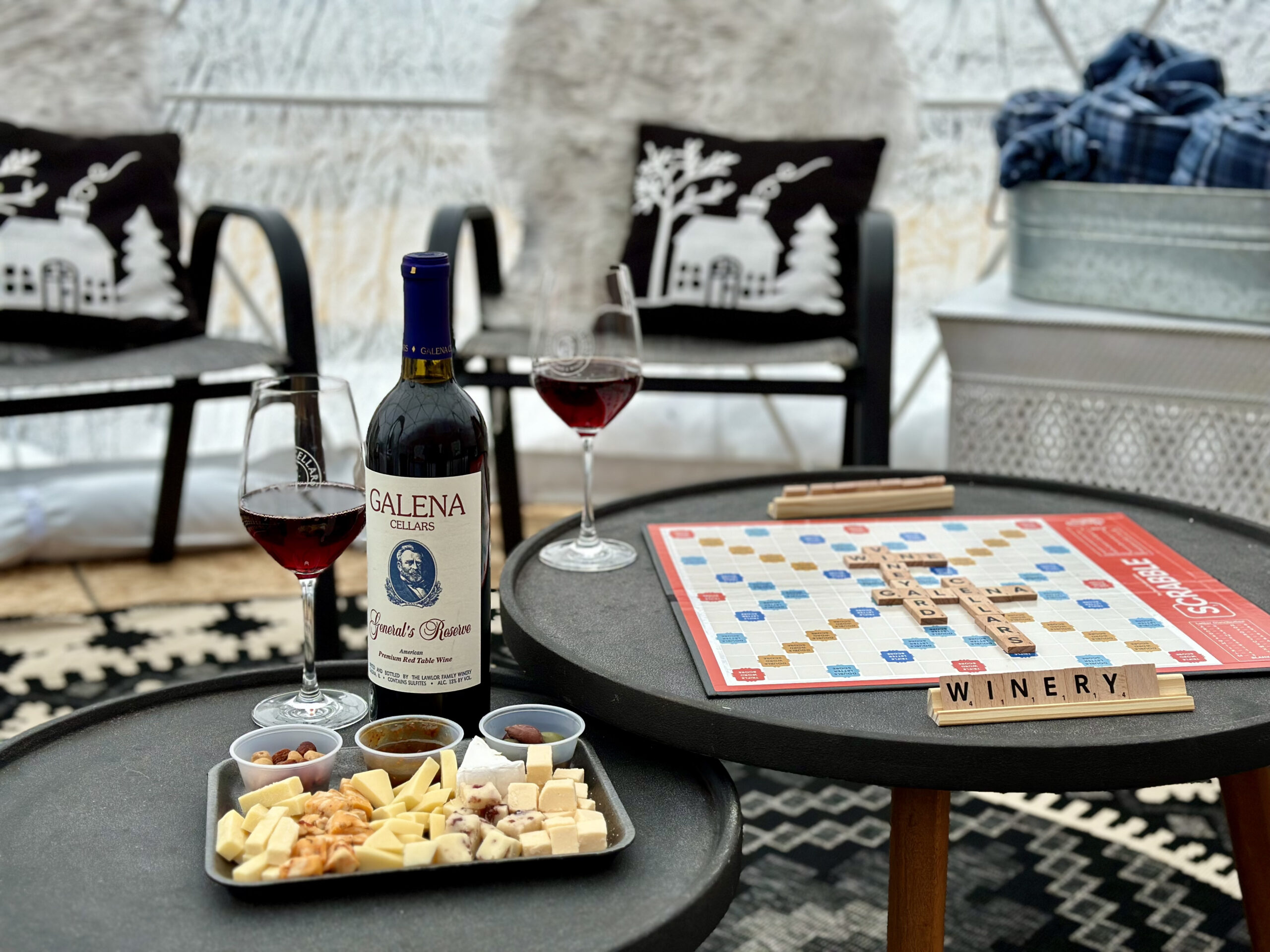 Heated Igloos Galena Cellars Vineyard & Winery