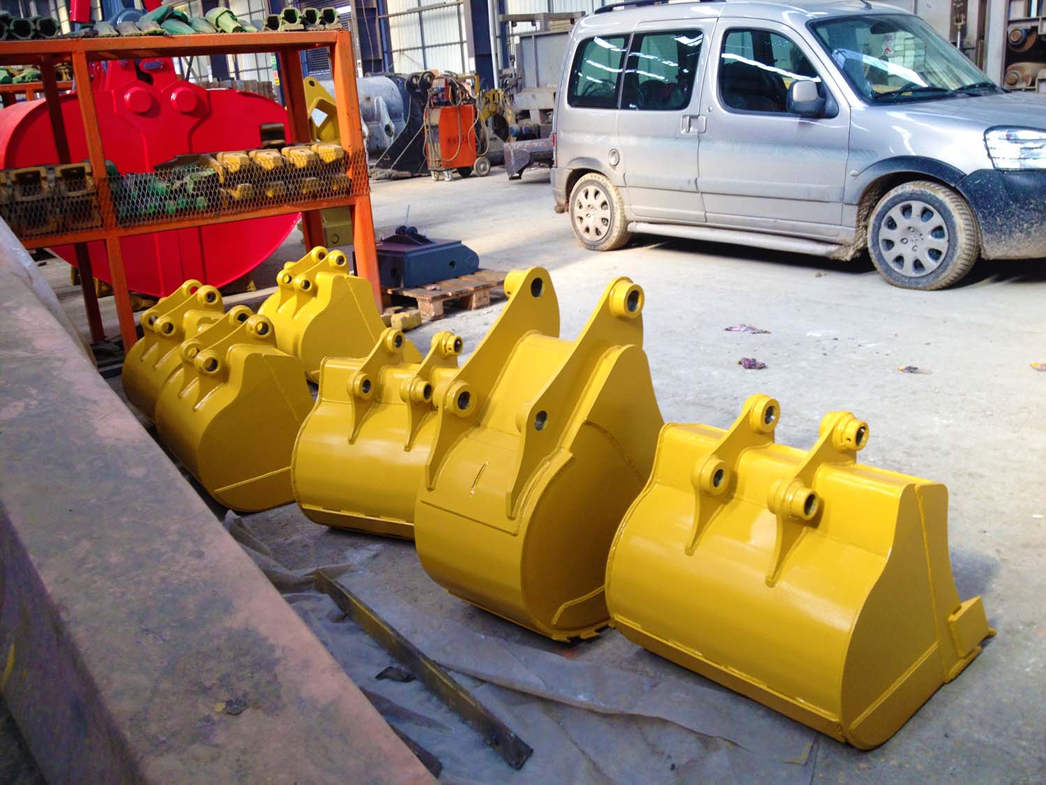 Used mini excavator buckets volfrider