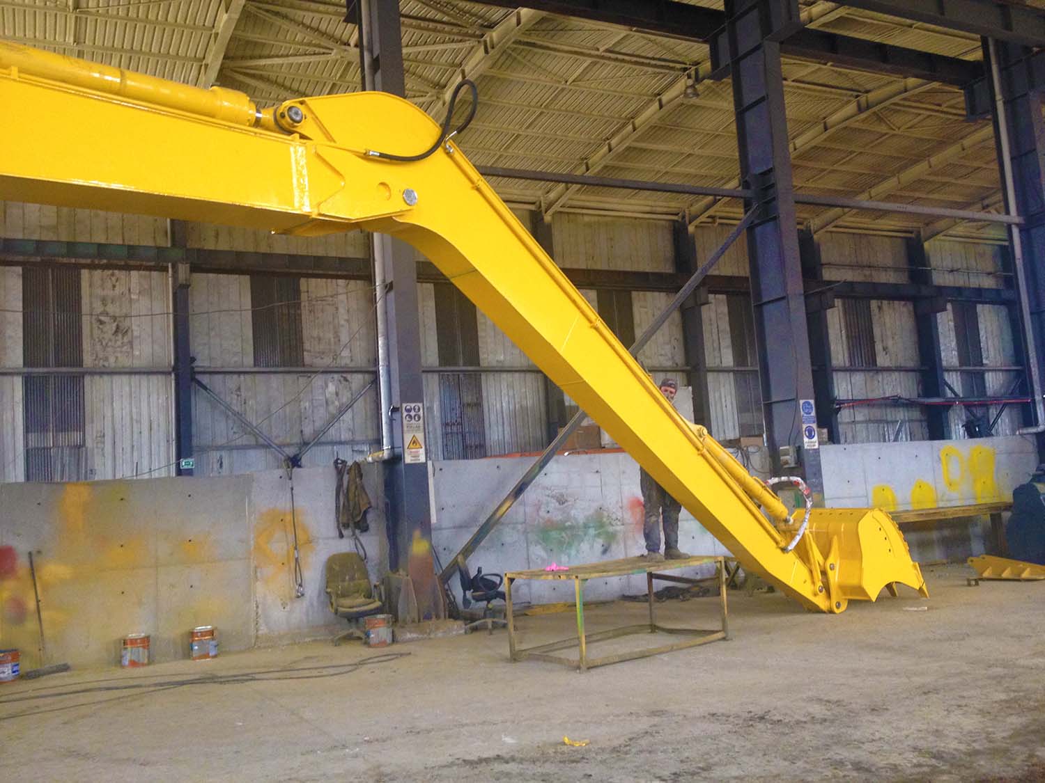 Long Reach Boom Arm Excavator Attachments Deeper Longer