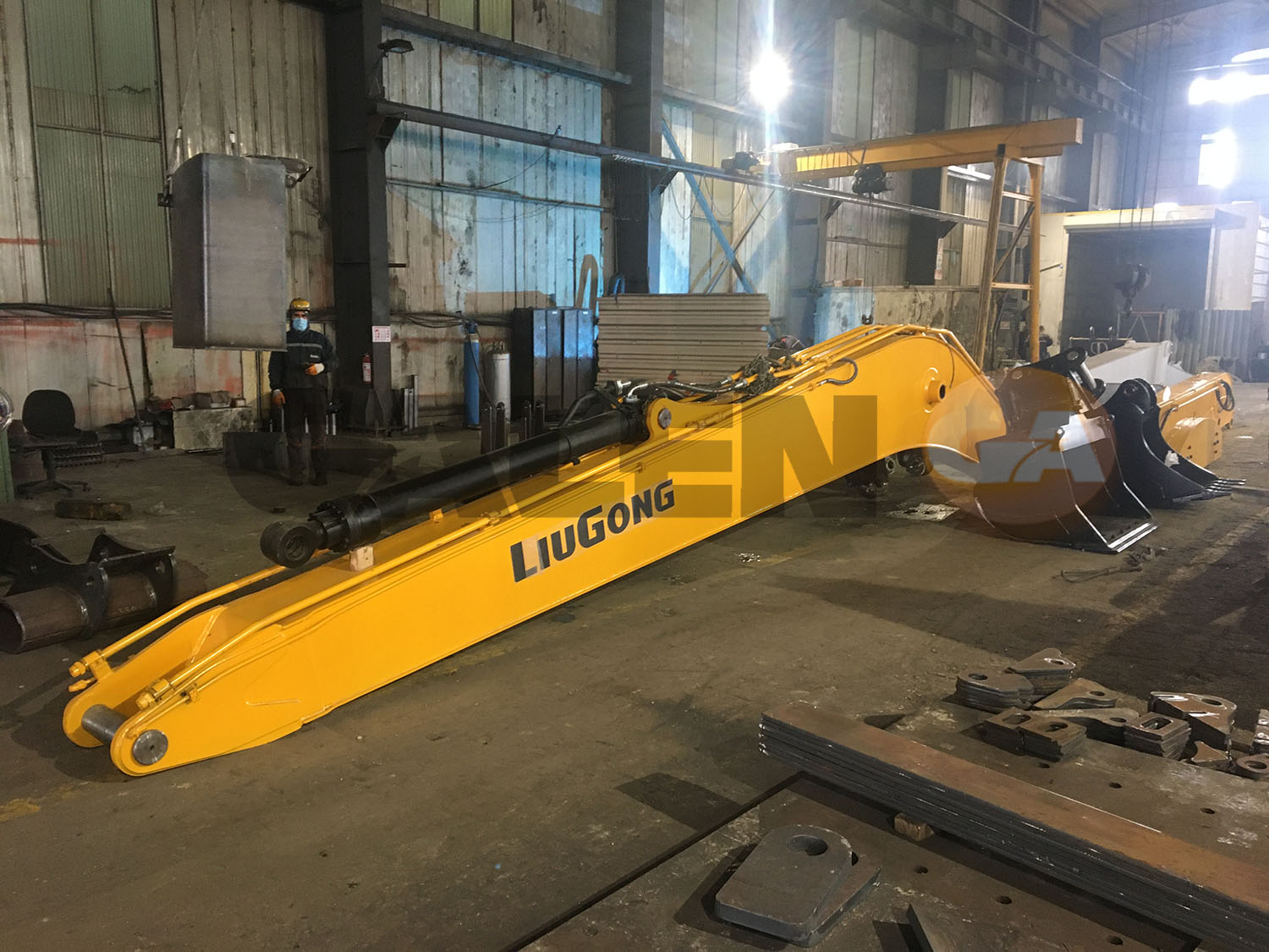 Excavator Boom Arm Long Reach Boom Arm Attachments