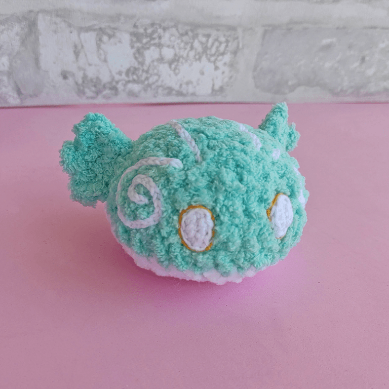 Amigurumi Slime Anemo Genshin Impact • Galencaixe