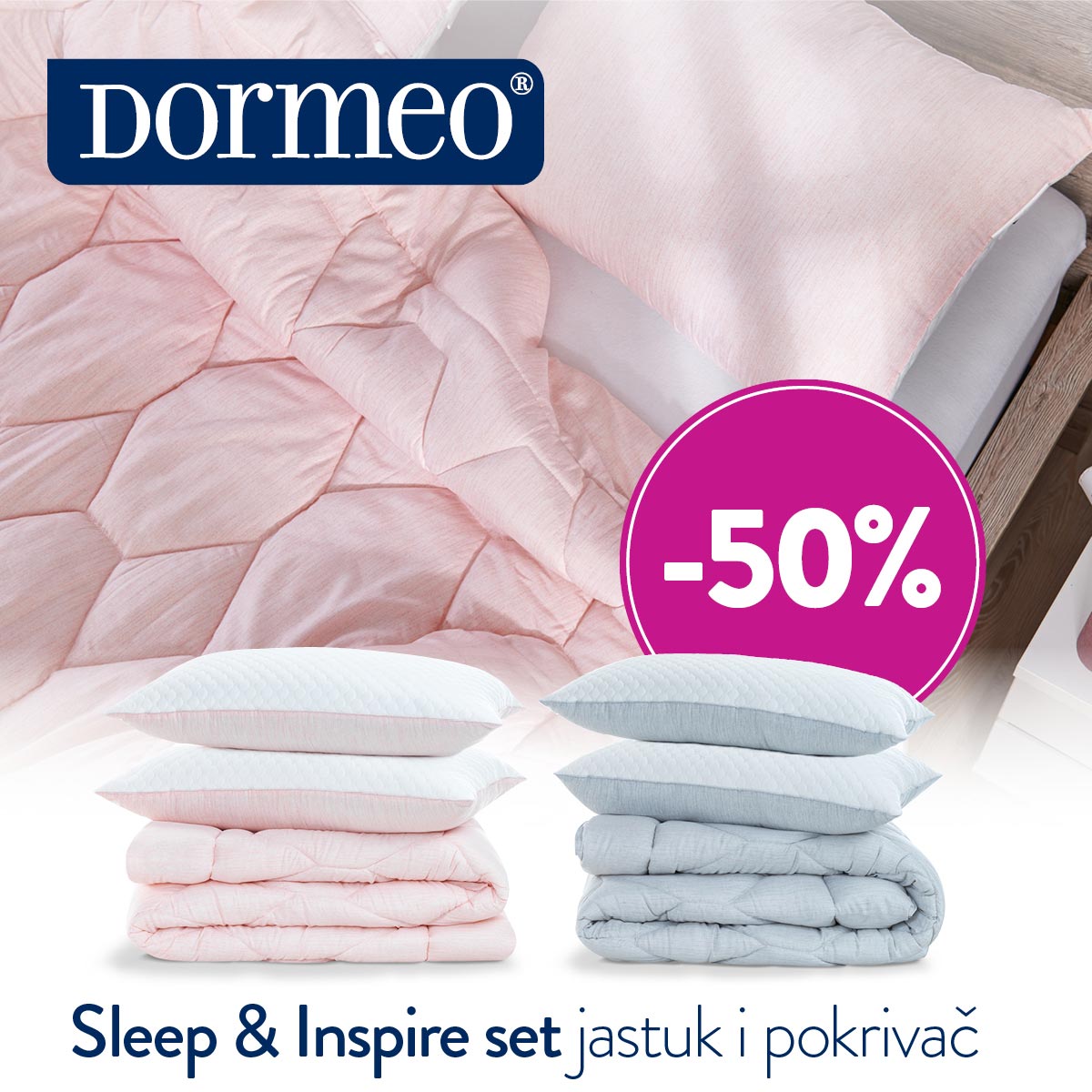 Top Shop 50 na Dormeo Sleep&Inspire set