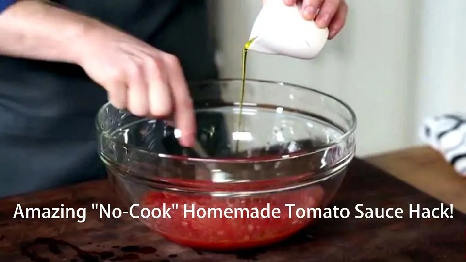 NoCook Tomato Sauce Hack! Galilee Green
