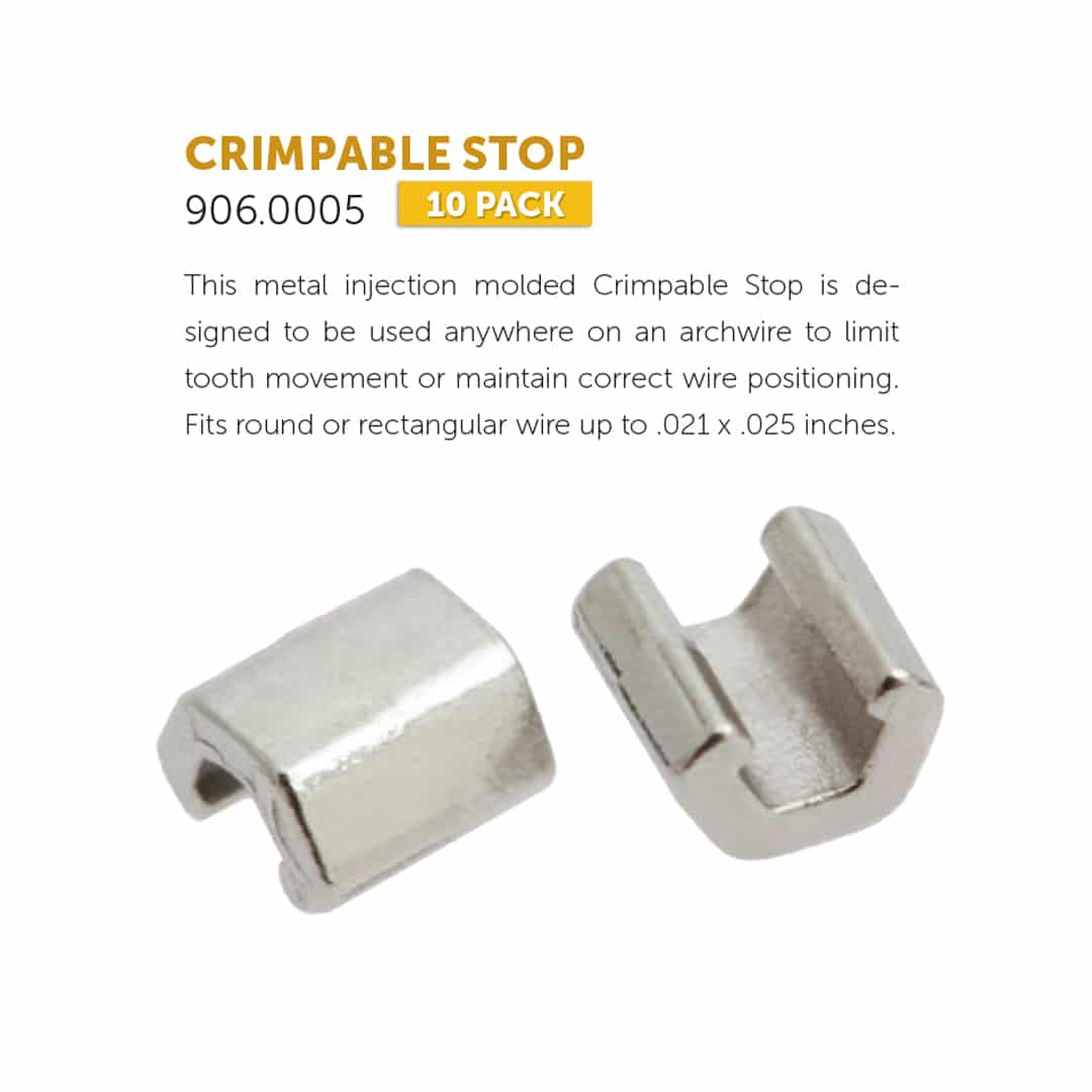 Crimpable stop Galla Dental