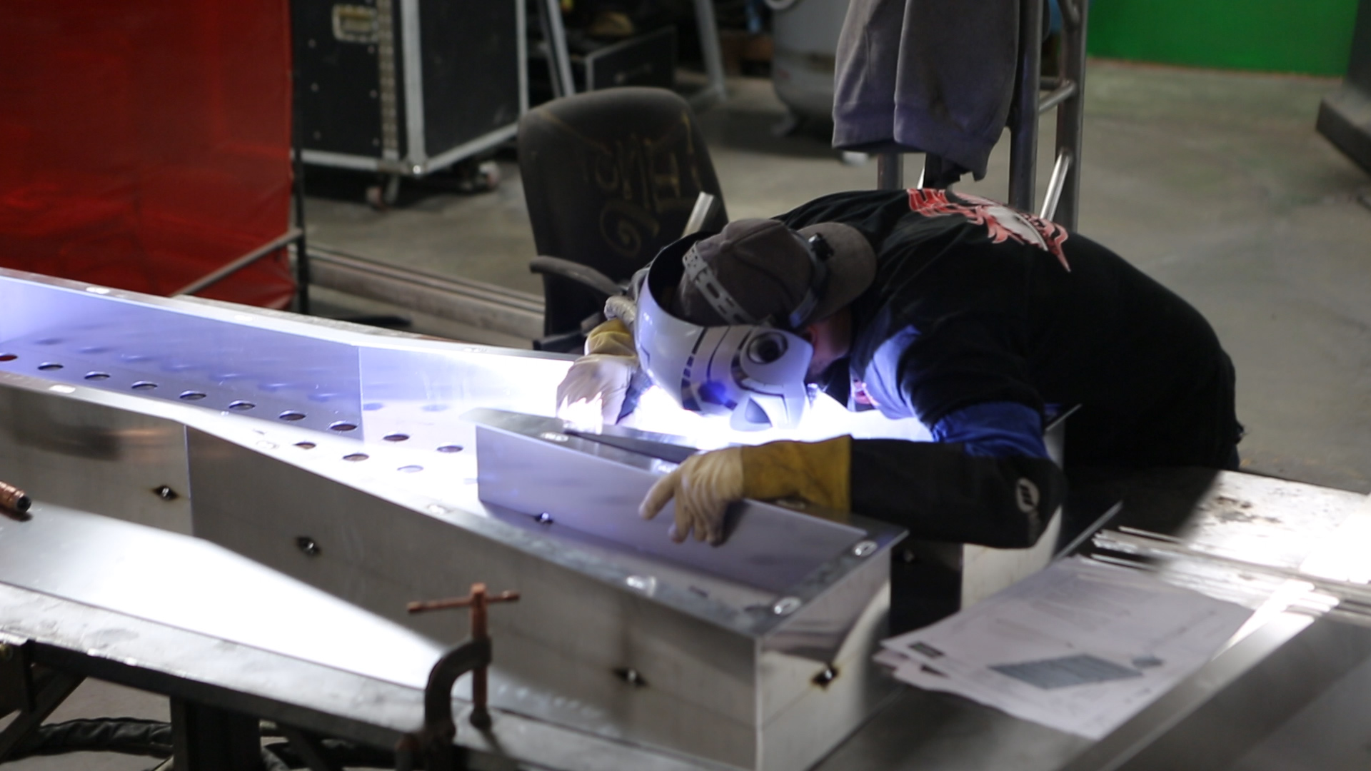 Welding Gallagher Staging & Manufacturing