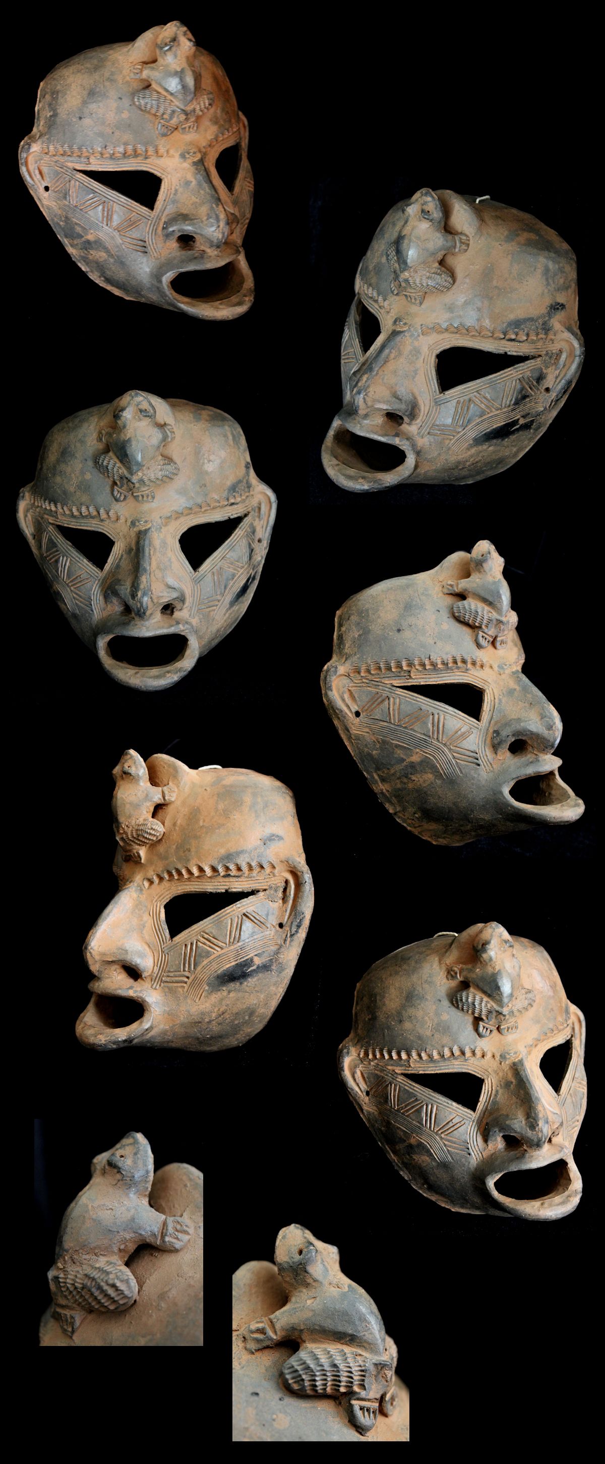 Galleria Primitiva Clay/Terracotta Mask (Latin/South America)