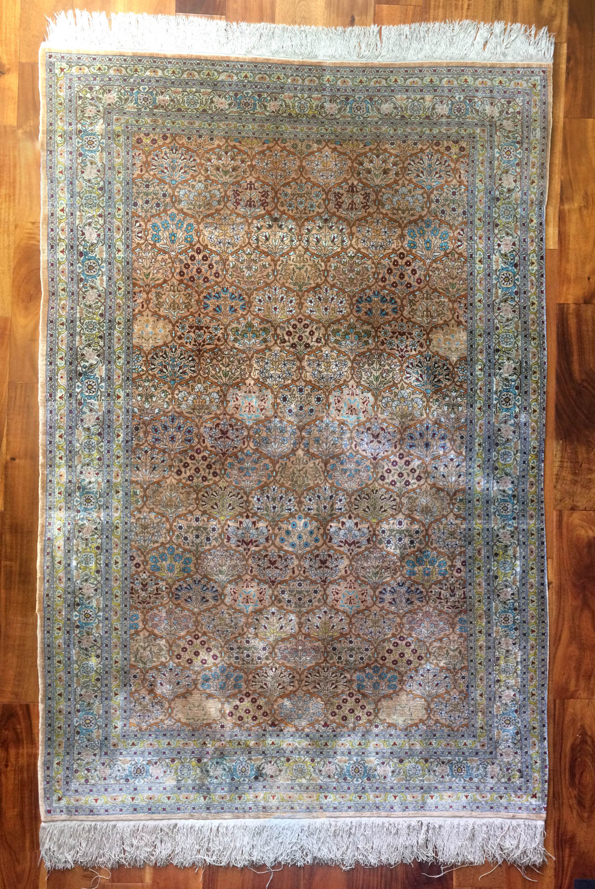Antique Hereke Handwoven Silk Rug Galleries Extraordinaire Asian