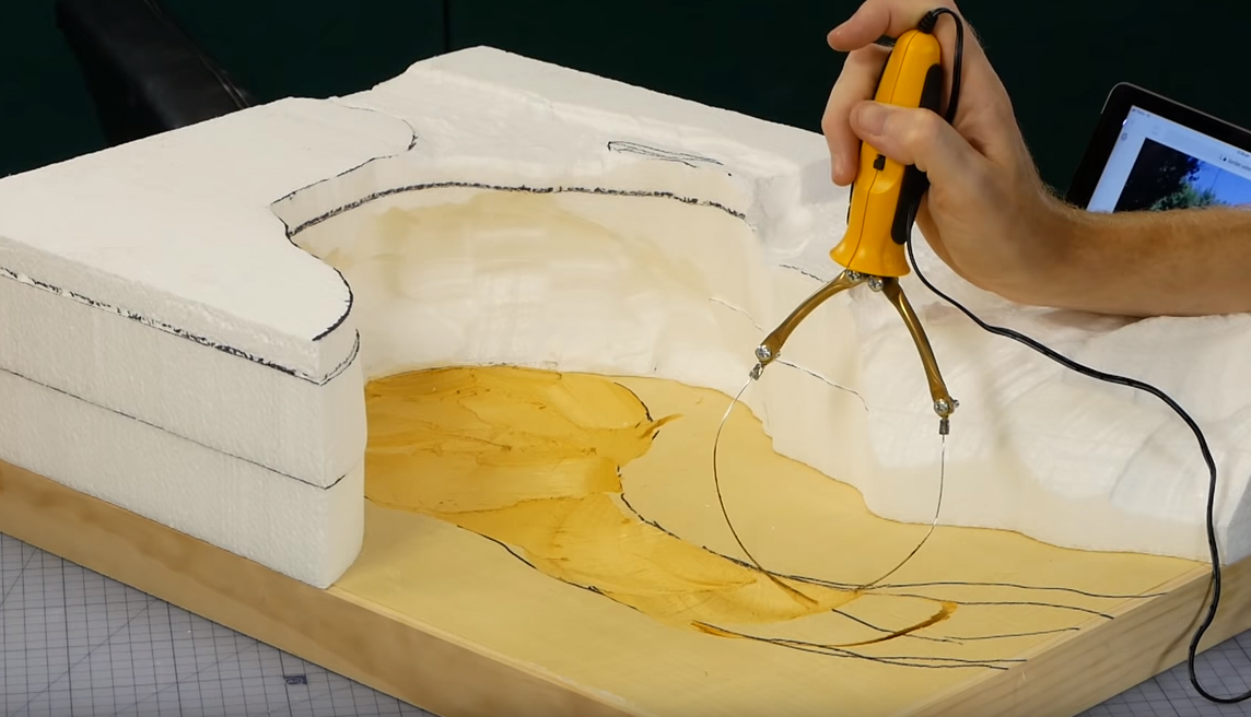 Waterfall Diorama Hot Wire Foam Factory