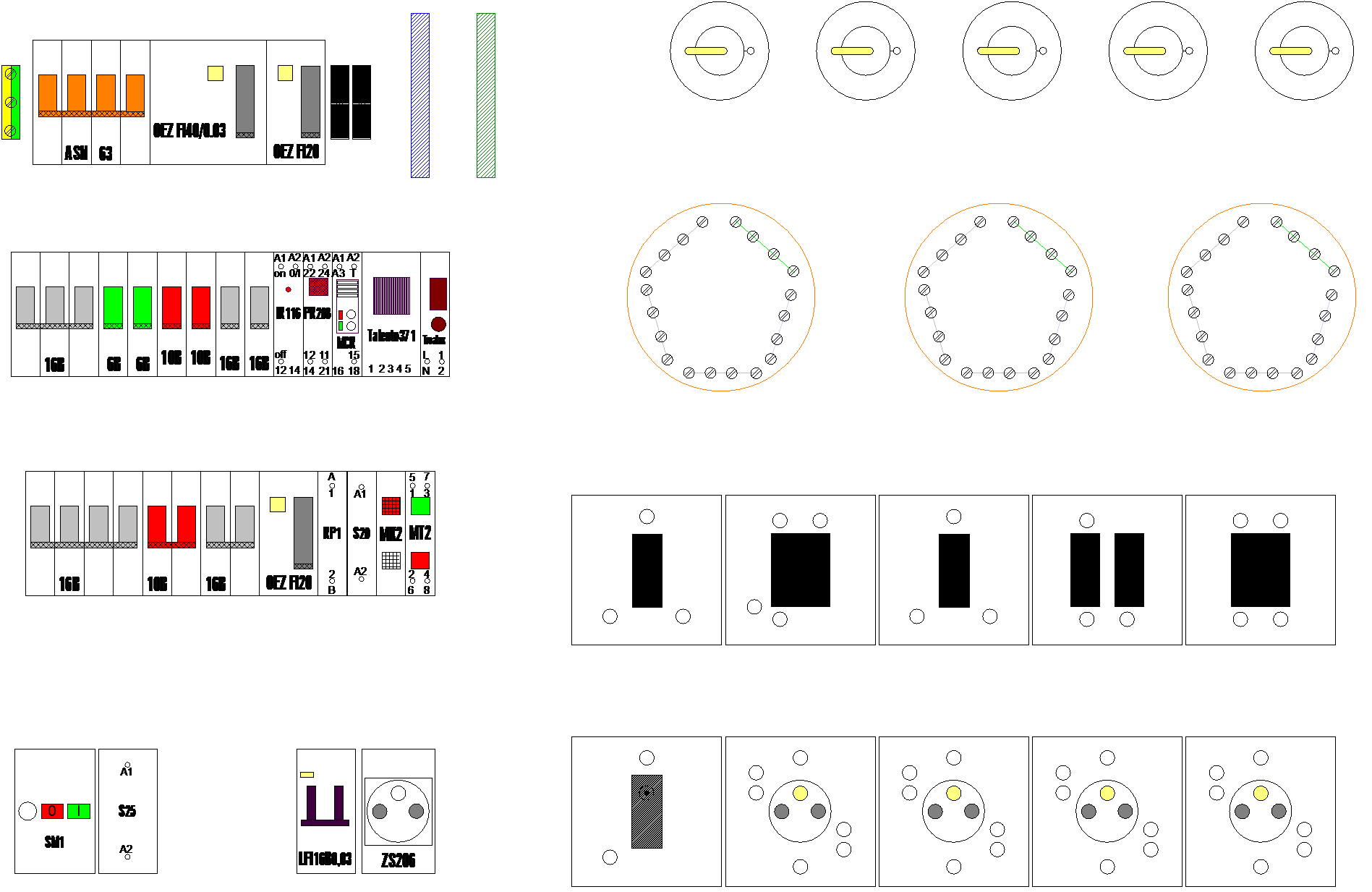 Symbol distributionboard distributionboard