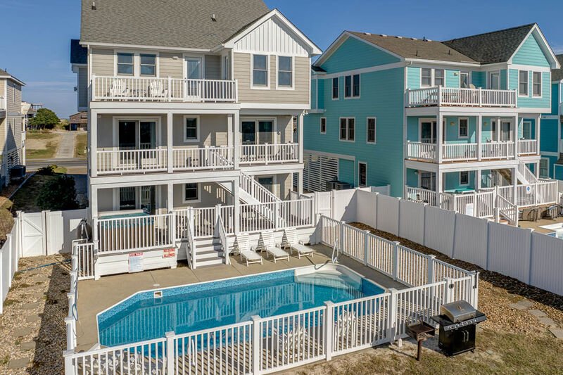 Majestic Palm 2 Nags Head Vacation Rentals Outer Banks Blue