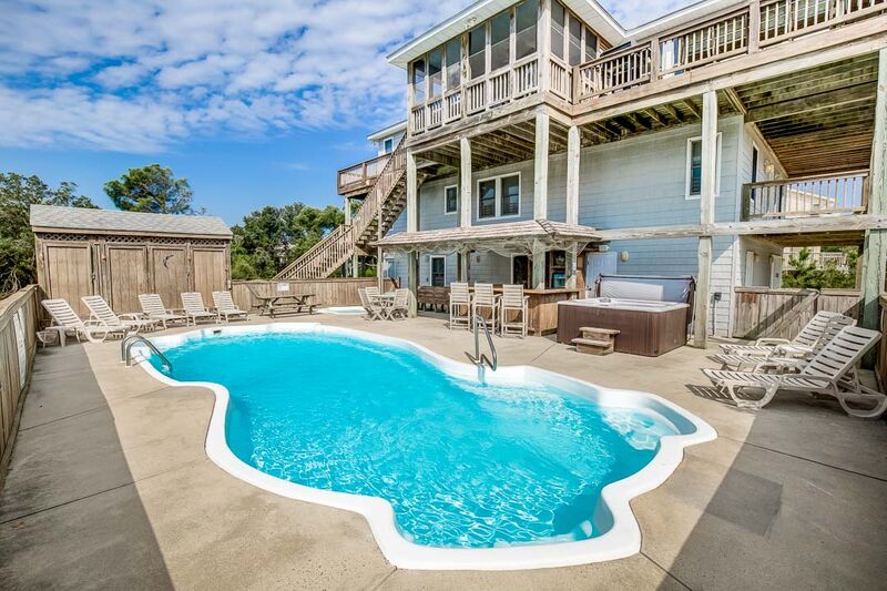 Whalehead Retreat Corolla Vacation Rentals Outer Banks Blue