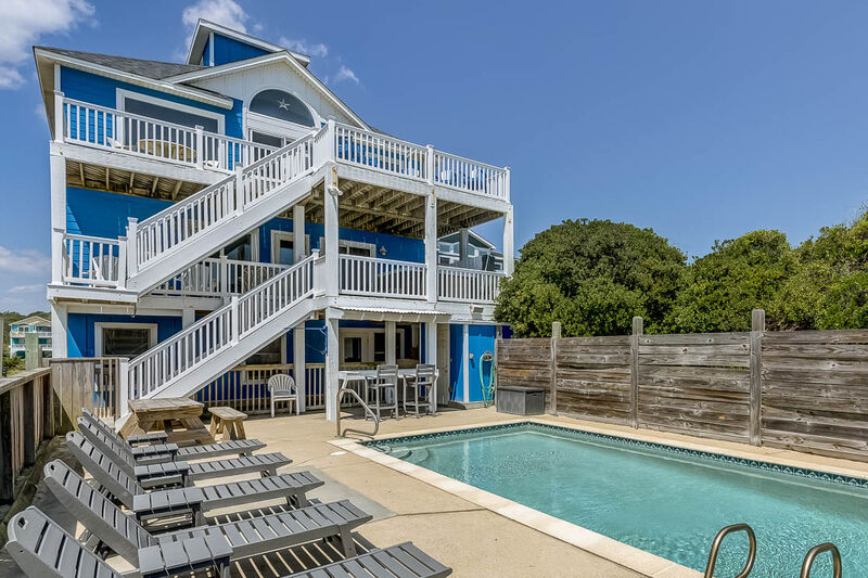 Bikinis and Martinis Nags Head Vacation Rentals Outer Banks Blue