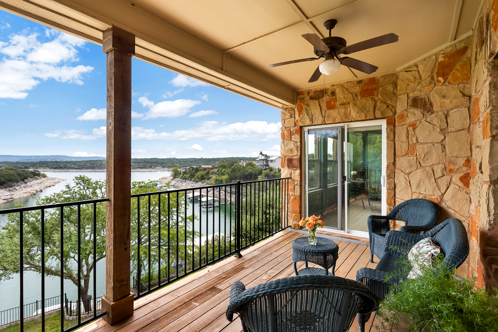 Lakefront Home; Travis Oaks Lake House Proctor in Lake Travis Marble