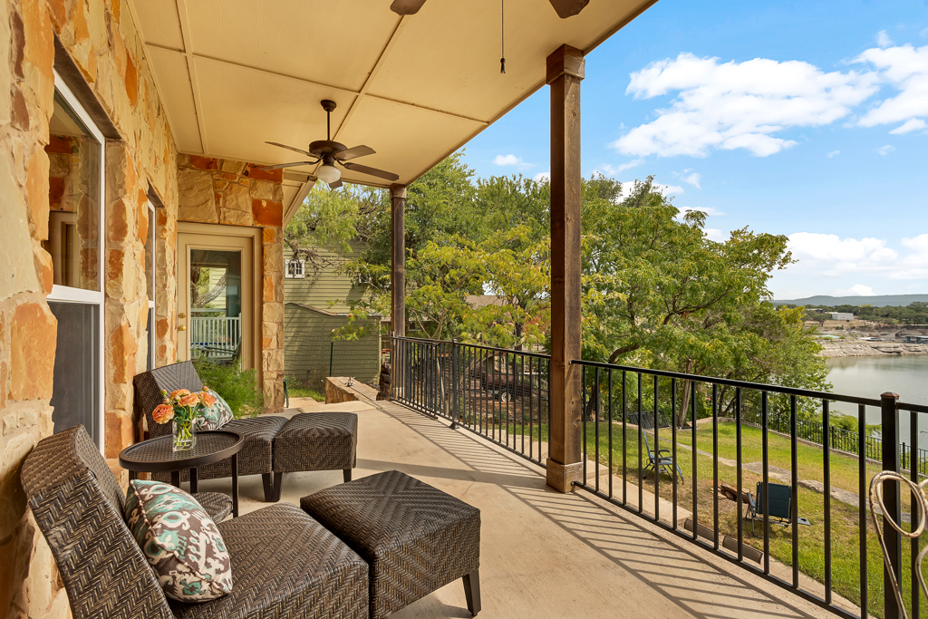 Lakefront Home; Travis Oaks Lake House Proctor in Lake Travis Marble