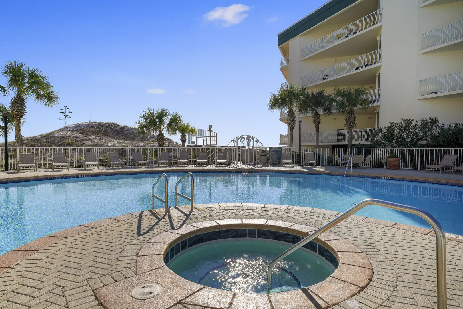 Solely Beachfront Dunes of Seagrove 105B Beachfront condo in