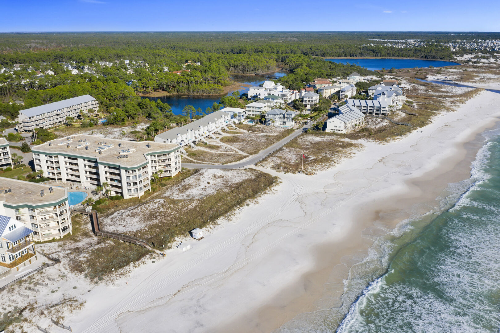Solely Beachfront Dunes of Seagrove 105B Beachfront condo in