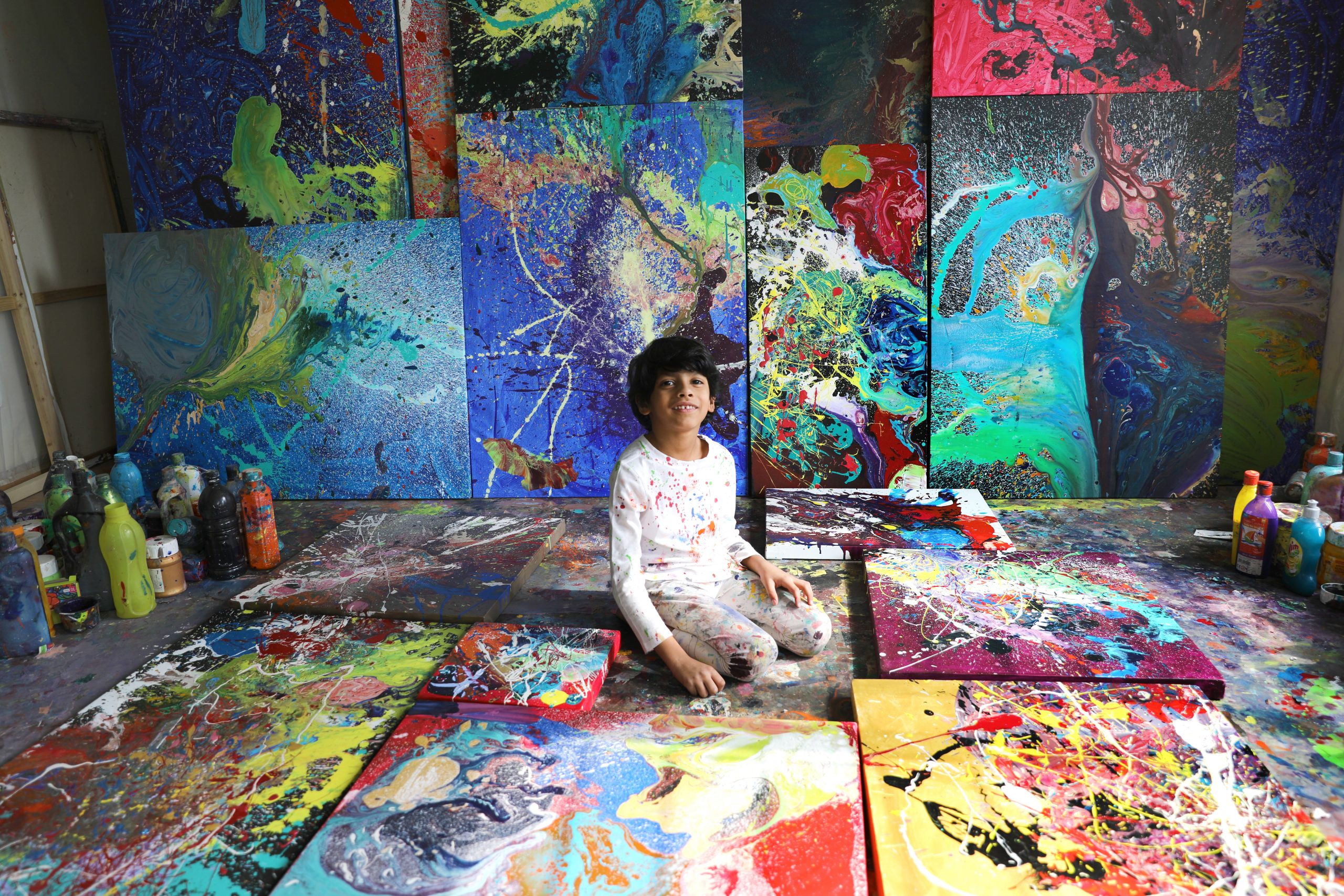 9 YearOld Prodigy Artist Advait to appear Live Advait Through the