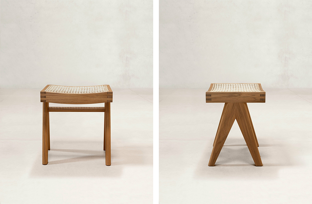 CASA DE Low Cane Stool