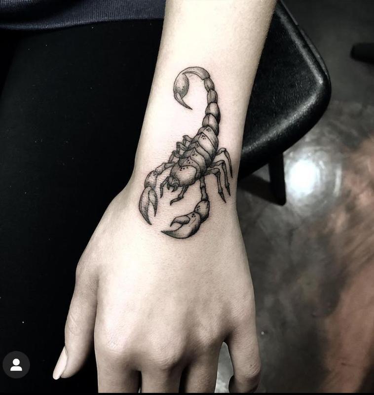 Scorpion Tattoo By Hadley Clark By Bryan Van Sant: Tattoonow 800_x_758_jpg