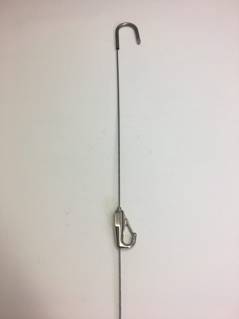 5' Cable with 1 Hook Gallery Panels