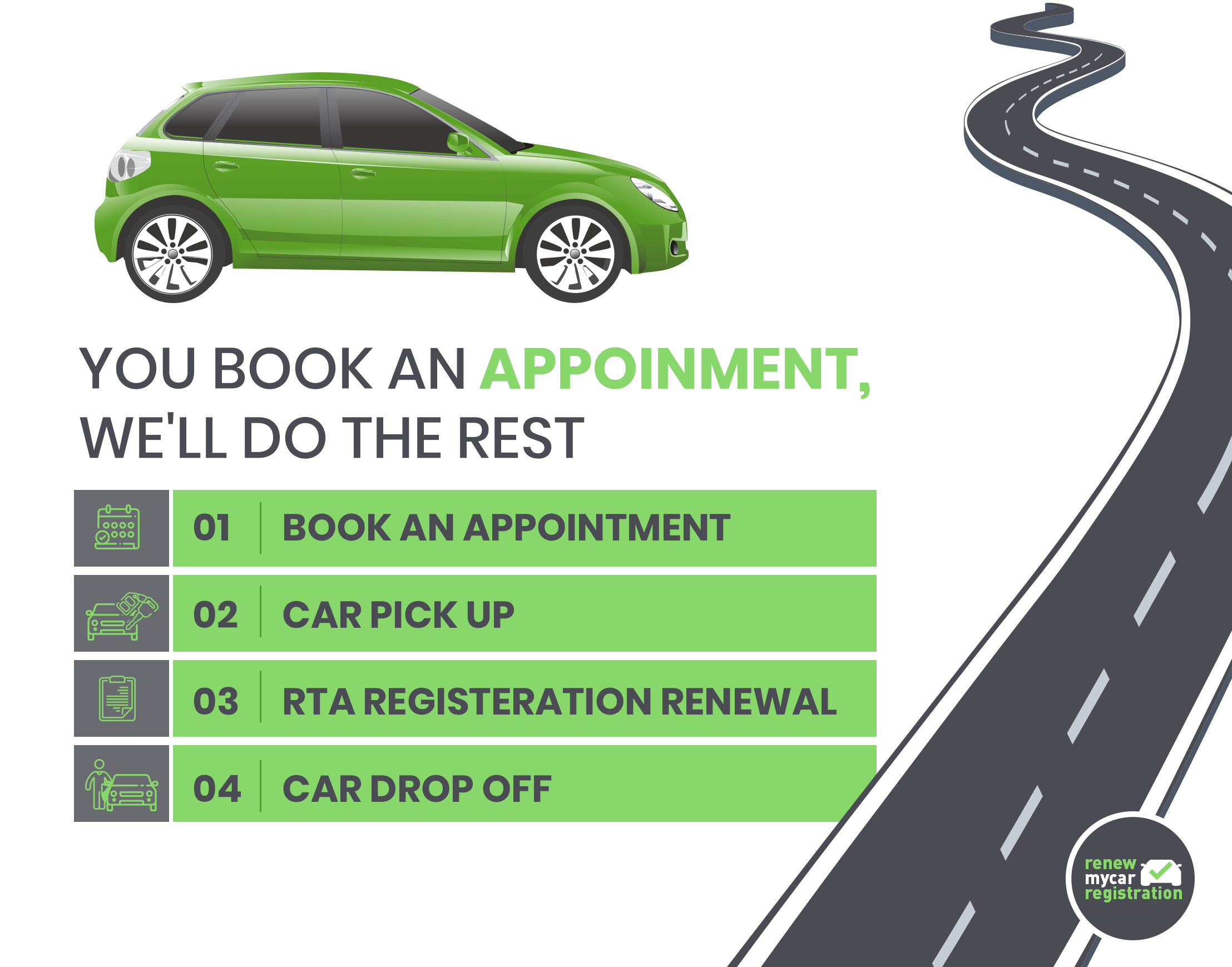 Vehicle registration renewal Dubai [INFOGRAPHIC] [INFOGRAPHIC